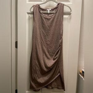 Leith ruched wrap dress